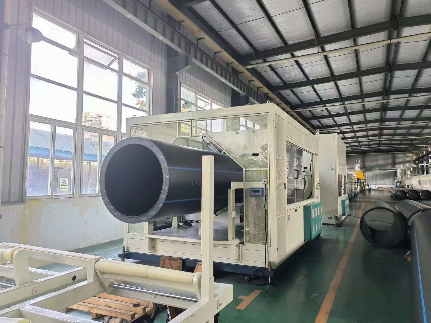 HDPE-rør med højere diameter og køleproblemer